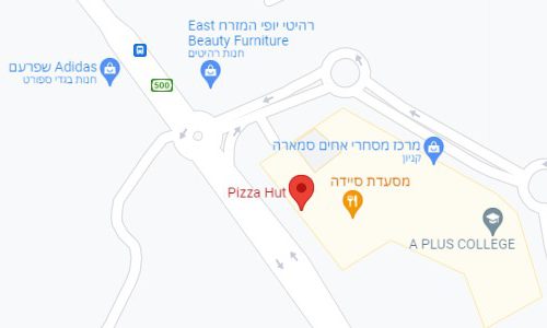 פיצה באט שפרעם על המפה